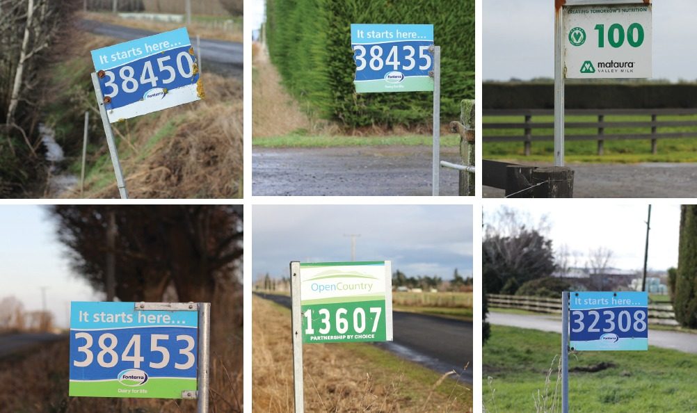 That sign at the gate - Dairy Country
